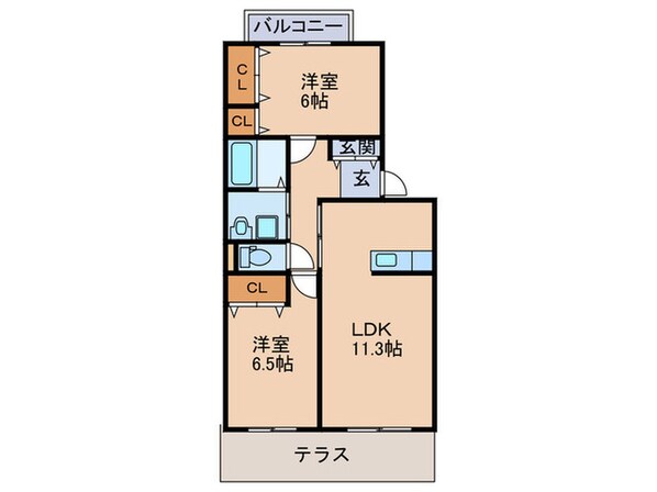 ミルキ－クォ－ツの物件間取画像